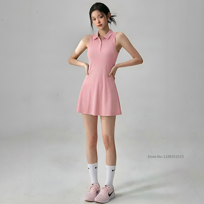 Женское платье-поло без рукаво – обзор и цена Badminton Outfit